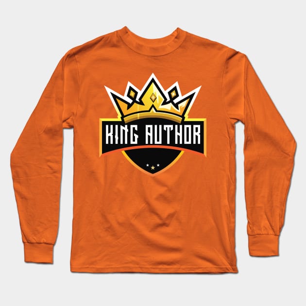 King Author Long Sleeve T-Shirt by TheWriteStuff